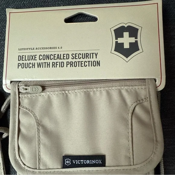 Victorinox Deluxe Concealed Security Pouch w/RFID Protection NWT - Picture 3 of 7